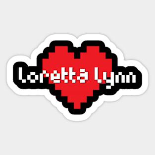 Loretta lynn -> pixel art Sticker